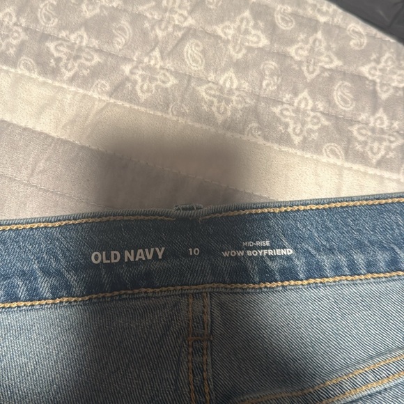 Old Navy NWT Wow Boyfriend Women's Jeans Denim Light Wash Mid Rise Size 10 - Picture 10 of 10